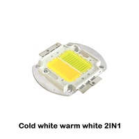 Perles de lampe à puce LED COB 100W/200W avec blanc froid/blanc chaud/blanc froid et blanc chaud 2IN1For éclairage de scène