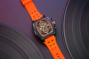 ミニフォーカスブランド0473Gメンズファッション時計relogio masculinos de luxoシリコンバンド男性高級時計 - Product Image 4