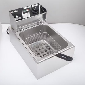 Kabor Electric Deep Fryer Stainless Steel Single <b>Stove</b> Commercial Household Use - Product Image 1