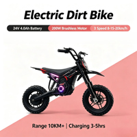 Prix d'usine, moto électrique pour enfants avec moteur sans balais 350W, batterie au lithium 36V, frein à disque, mini moto pour le plaisir en plein air