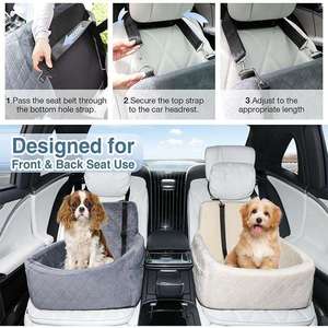 Siège de voyage pour <span class=keywords><strong>chien</strong></span> moderne entièrement amovible, lit surélevé de luxe pour <span class=keywords><strong>chien</strong></span> en mousse à mémoire de forme durable avec housse amovible - Product Image 3