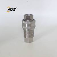 Connecteur rapide hydraulique en acier inoxydable, ensemble de raccords rapides 1/8 NPT YBS ISO 7241-B, série industrielle, remplacement HNV