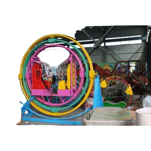 amusement rotating mechanical gyroscope, electric human gyroscope