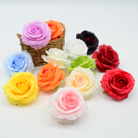Handgefertigte Realistische Künstliche Anna Seidenrosen zum Fabrikpreis für Hochzeit, Garten, Kuchen, Fotografie-Hintergrund, Dekoration, Kunstblumenköpfe