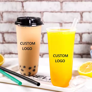 2025 अनुकूलन योग्य पीपी 90 मिमी टिकाऊ विभिन्न क्षमता 500 मिलीलीटर ठंस्टेड यू आकार के कप डिस्पोजेबल कप डिस्पोजेबल कप पेय रस कॉफी - Product Image 5