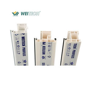 <span class=keywords><strong>Serie</strong></span> 71mm catalogo scorrevole Upvc profili attrezzature per la pulizia Upvc profili Upvc profilo linea di produzione per la vendita - Product Image 5