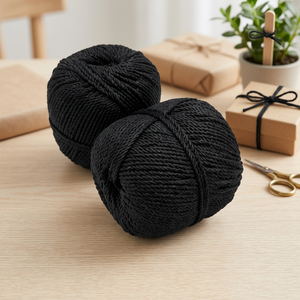 Heavy-Duty <b>Black</b> Polyester Twine Gardening Outdoor Projects Weather Resistant Moisture Chemical Resistant Anti-UV Strong <b>Cord</b> - Product Image 1