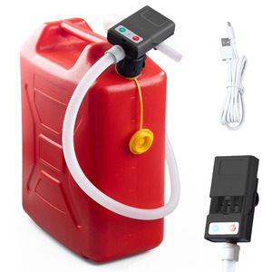 3.8GPM Manual Nozzle Centrifugal Fuel <b>Pump</b>-<b>Battery</b>-Powered ATEX Certified Fuel Dispenser High Accuracy 0.5% Rubber Hose Sturdy - Product Image 6