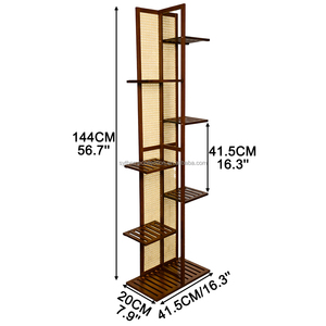 พื้นผิวเพิ่มขึ้น syt <span class=keywords><strong>ชั้น</strong></span>ไม้หวายไม้สีเข้มด้านหลังสำหรับทางเข้าคอนโซลชั้นวางมุมหลายชั้นสำหรับกุญแจ - Product Image 3