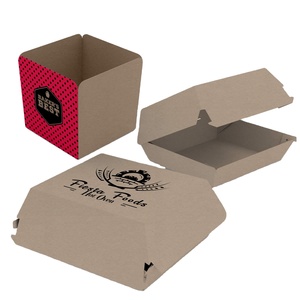 Fancy Premium Kraft <span class=keywords><strong>Mcdonald</strong></span>'<span class=keywords><strong>s</strong></span> Tamaños Burger & Fries Box / Burger Box Embalaje con logotipo - Product Image 3
