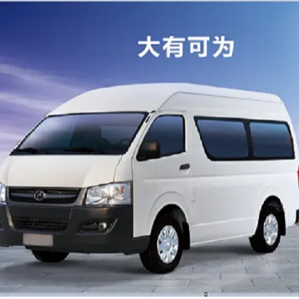 Mesin Diesel RHD Model Van Hiace Mini Kualitas Tinggi Tiongkok dengan Van 10-15 Kursi