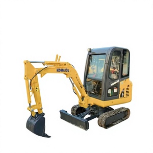 Mini Excavadora Komatsu PC20 Económica de 2 Toneladas, Excavadora Compacta con Cabina Cerrada para Construcción Agrícola - Product Image 1