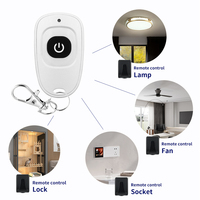 Volet roulant électrique personnalisé Télécommande de porte de garage 1 clé Œuf de canard blanc Transmetteur sans fil 433 MHz Apprendre le métal