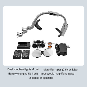 带头灯的牙科放大镜 2.5倍/3.5倍放大 5w 牙科 LED 头灯 符合人体工学设计，适合精密手术 - Product Image 6