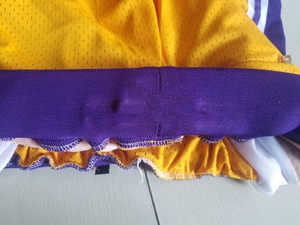 Short de basket-ball rétro pour hommes, short de sport en maille, respirant, à séchage rapide, de grande taille, bon marché, vente en gros - Product Image 3