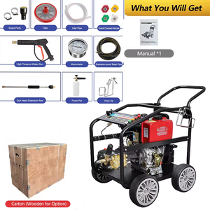 Idropulitrice Commerciale 350Bar 5075PSI 18LPM 5.5kw Diesel, Attrezzatura per Lavaggio Auto ad Alta Pressione, Pulitore a Getto per Fognature - Product Image 5