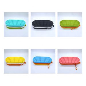 Quick-Drying Travel Beach Eyeglasses Custom Silicone <b>Glasses</b> <b>Case</b> <b>for</b> Swimming Goggles Fashionable Zipper Jewelry <b>Cases</b> - Product Image 6
