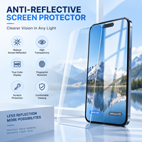Pelindung Layar Premium AR Optical Coating Ultra HD Jernih Anti Pantul untuk iPhone Samsung Ponsel