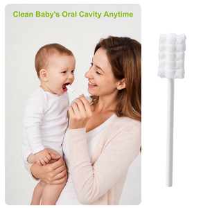 Cepillo <span class=keywords><strong>de</strong></span> Dientes Desechable <span class=keywords><strong>de</strong></span> Gasa Suave Personalizado <span class=keywords><strong>para</strong></span> Limpieza Bucal Mensual <span class=keywords><strong>de</strong></span> Bebés, <span class=keywords><strong>de</strong></span> Venta Caliente - Product Image 3