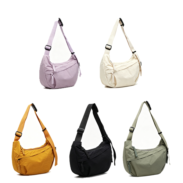 Nylon Dumpling Crossbody Bag