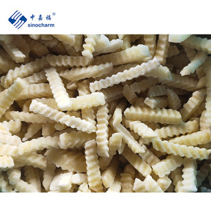 Sinocharm BRC-A prix d'usine sans OGM pommes de terre surgelées froissées bandes coupées 3/8 pouces pommes de terre Papas Fritas Congeladas pour la vente au détail - Product Image 1