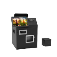 Kiosque de restauration rapide avec support multi-devises, lecteur de QR code, lecteur de codes-barres en option, fonction SDK, système d'exploitation Android 11, 8 Go de RAM, utilisation en intérieur