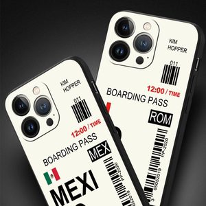World City Travel ticket New York London LABEL เคสมือถือพิมพ์ซับลิเมชันด้วย UV สำหรับ <span class=keywords><strong>iPhone</strong></span> <span class=keywords><strong>11</strong></span> 12 13 14 15 16 <span class=keywords><strong>PRO</strong></span> <span class=keywords><strong>MAX</strong></span> - Product Image 3