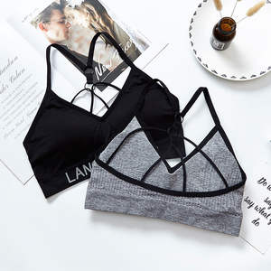 Sujetador deportivo Popular para niñas y mujeres jóvenes de verano <span class=keywords><strong>2022</strong></span>, conjunto de 2 UDS y sujetador de Yoga, sensación cómoda y desnuda, respira libremente - Product Image 2