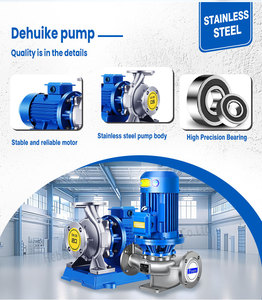 Pompe centrifuge haute pression en fonte/acier inoxydable de 6/8/10/12/20 pouces pour pompe à incendie/processus chimique/irrigation agricole - Product Image 4