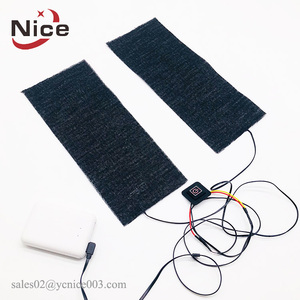 5v USB elektrikli karbon fiber yıkanabilir bez isıtma pedi - Product Image 3