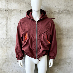 Chaqueta Corta de Nailon y Poliéster con Cierre, Estilo Techwear y Streetwear, Personalizada para Hombre, con Bloques de Color Y2K - Product Image 3