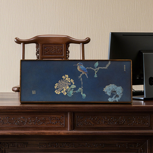 Qionghua Cuiniao Nouvelle décoration de bureau chinoise, décoration de bureau, salon de thé, art zen, ouverture pour déménagement professionnel, objets décoratifs - Product Image 2
