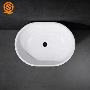 Mars Expo lavabo autoportant, <span class=keywords><strong>pierre</strong></span> artificielle lavabo sur colonne - Product Image 5