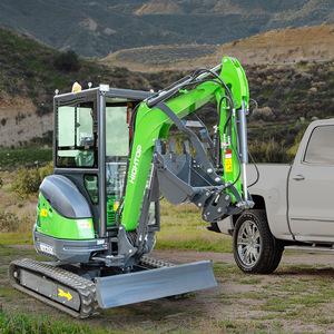 Excavatrice sur chenilles HIGHTOP HT25J, mini-excavatrice compacte de 2,5 tonnes pour la pose de canalisations souterraines et le creusement en ferme intérieure - Product Image 4