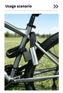 JINJIAN ATR 1 Star Certifié Antivol Robuste en Acier <span class=keywords><strong>pour</strong></span> <span class=keywords><strong>Vélo</strong></span>, Chaîne en Acier <span class=keywords><strong>pour</strong></span> <span class=keywords><strong>Vélo</strong></span> <span class=keywords><strong>Électrique</strong></span>, Trottinette <span class=keywords><strong>Électrique</strong></span>, Moto, Porte, Portail, Clôture - Product Image 3