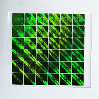 Étiquette d'autocollant de sécurité holographique holographique 3D personnalisée autocollant de nullité de garantie holographique