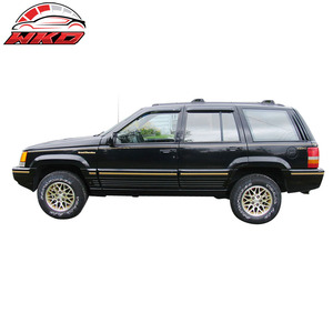 Pour Jeep Grand Cherokee 93-98, visières de fenêtre en acrylique, 4 pièces, protection contre la pluie - Product Image 2