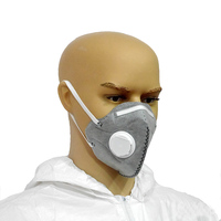 Masque anti-poussière de construction masque anti-poussière et anti-poussière ffp2 avec valve