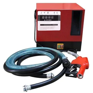 AC 연료 펌프 전송 키트 휴대용 연료 디스펜서 펌프 세트 230v 미니 디젤 전송 미터와 급유 장비