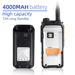 Ksun uv108d 5 Wát Long Range Dual Band cầm tay hai cách phát thanh Walkie talkies noaa <span class=keywords><strong>UHF</strong></span> VHF Amateur ham đài phát thanh - Product Image 5