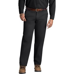 Pantalon de travail personnalisé pour hommes noir devant plat avec caractéristique résistante aux taches 36W X 34L - Product Image 1