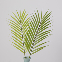 Feuilles de palmier artificielles pour décoration, 1 pièce 55cm, fausse Jungle, pour une fête sur le thème, Areca, pour enlever une Table