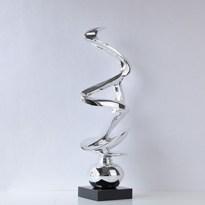 Scultura Astratta in Resina Moderna di Lusso, Ornamenti per Soggiorno, Decorazione per Mobile TV e Tavolo, Modello d'Arredo per la Casa - Product Image 4