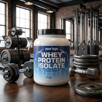 Poudre Protéinée, Isolat de Protéine de Soja, Isolat de Protéine de Lactosérum, Protéine de Lactosérum Isolée, Faible Teneur en Glucides, Haute Teneur en Protéines, Sans Gluten, Formule Keto