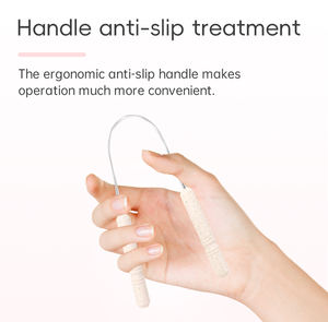 Nettoyant pour langue écologique avec manche <span class=keywords><strong>en</strong></span> <span class=keywords><strong>paille</strong></span> de blé Grattoir biodégradable durable <span class=keywords><strong>en</strong></span> forme de U pour les soins bucco-dentaires - Product Image 6