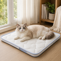 Flauschiges Donut-Katzenbett Kühlendes Silikon Reise Winter Anti-Angst Gelenkentlastung Memory-Schaum Rutschfeste Basis