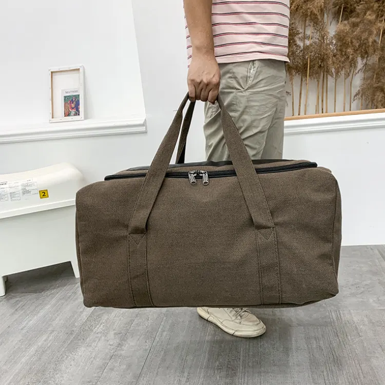 Sac en toile imperméable pour homme, grande contenance, pour la gym, le sport ou les voyages, design moderne