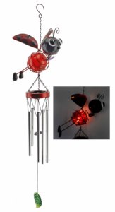 Carillon éolien moderne fait main en fer et aluminium, étanche, finition mate de luxe, 37 pouces, pour commémoration, mariage, décoration extérieure de <span class=keywords><strong>jardin</strong></span> - Product Image 1