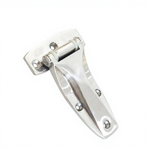 Charnières invisibles de 4 pouces en acier inoxydable zingué pour portes de conteneurs de benne de semi-remorque industrielle sur mesure, garantie 4 ans - Product Image 5