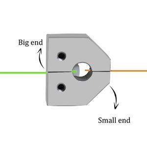 Connecteur de filament rouge, outil de soudage pour imprimante 3D, outil de jonction de filament, soudeur de filament noir, trancheur pour imprimante 3D - Product Image 6